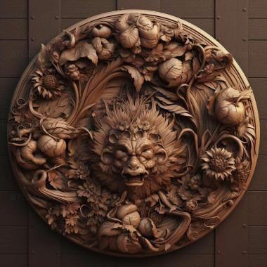 Patterns and decorations 8k resolution 3 3d model